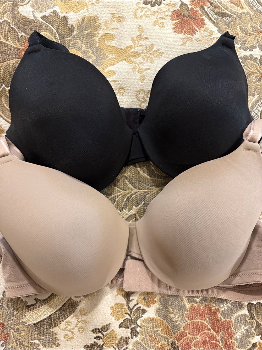 Warner's Smooth T-Shirt Bras - Black & Beige